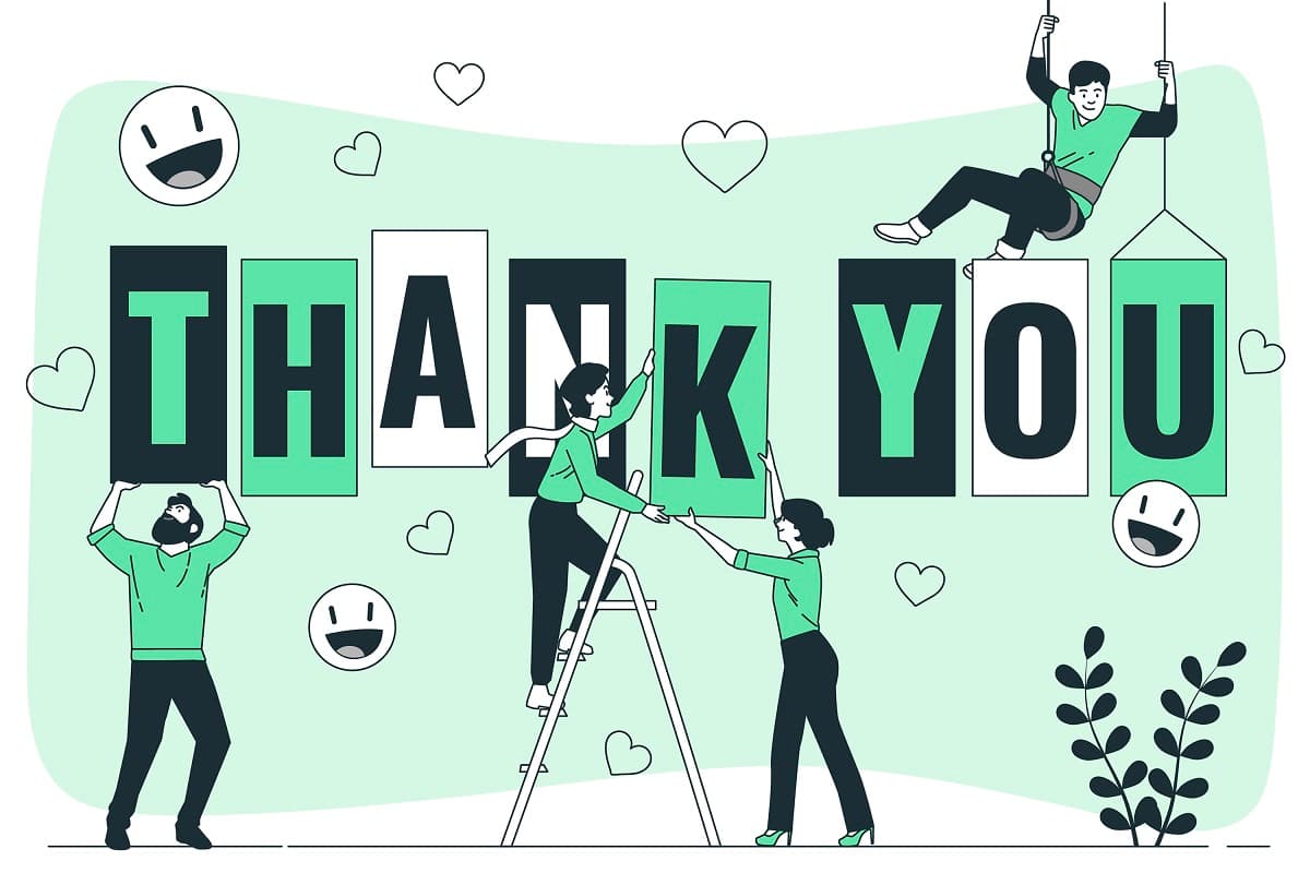Thank you, purchase confirmed